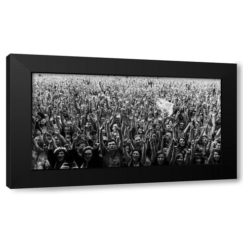 Human Forest Black Modern Wood Framed Art Print by Valin, Alexandre
