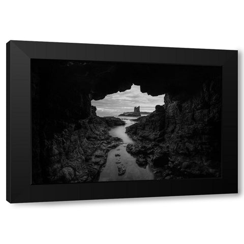 Cathedral Rocks Black Modern Wood Framed Art Print by De Groote, Edwin
