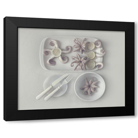 D?Ctopus...2 Black Modern Wood Framed Art Print by Lazarov, Dimitar