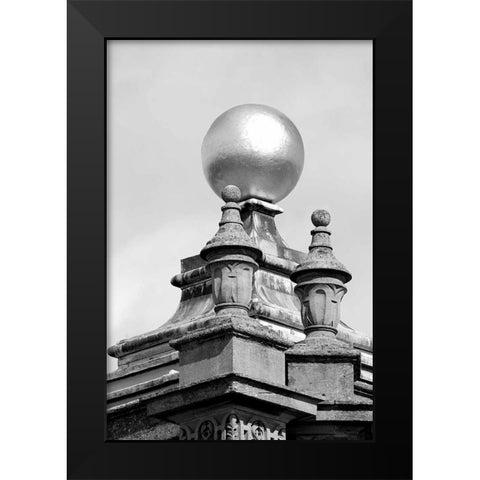 Architectural Detail, Blenheim Palace Black Modern Wood Framed Art Print by Blue, Cyril