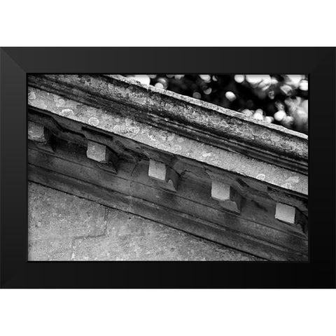 Architectural Detail, Blenheim Palace Black Modern Wood Framed Art Print by Blue, Cyril