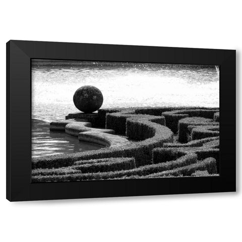 Architectural Detail, Blenheim Palace Black Modern Wood Framed Art Print by Blue, Cyril