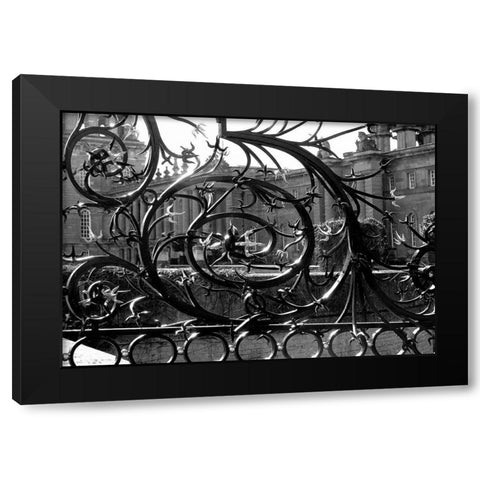 Architectural Detail, Blenheim Palace Black Modern Wood Framed Art Print with Double Matting by Blue, Cyril