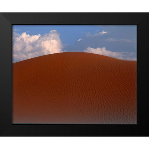 Sand Dune, Sahara Black Modern Wood Framed Art Print by Blue, Cyril