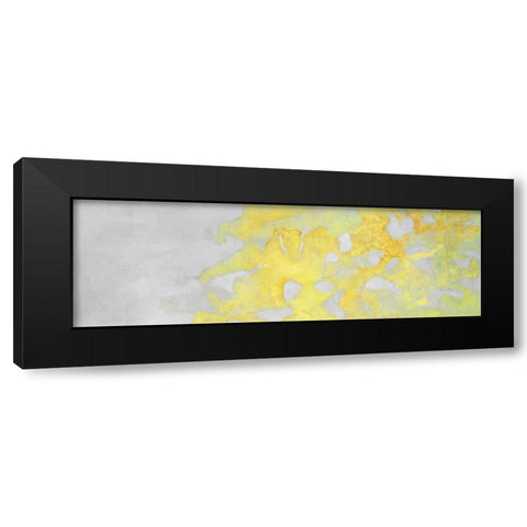 Golden clouds Black Modern Wood Framed Art Print by Atelier B Art Studio