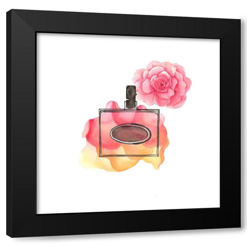 SWEET FRAGRANCE Black Modern Wood Framed Art Print with Double Matting by Atelier B Art Studio