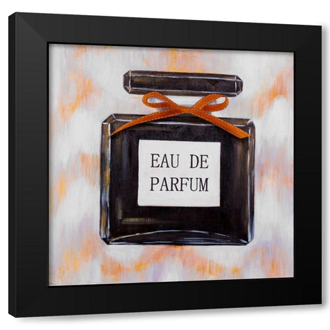 PERFUME Black Modern Wood Framed Art Print with Double Matting by Atelier B Art Studio