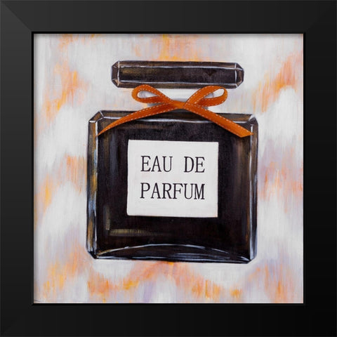 PERFUME Black Modern Wood Framed Art Print by Atelier B Art Studio