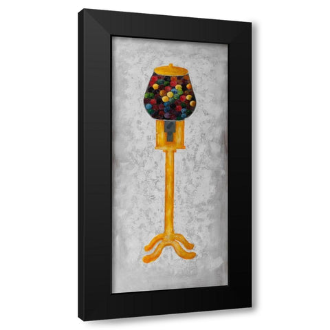 YELLOW GUM DISPENSER Black Modern Wood Framed Art Print by Atelier B Art Studio