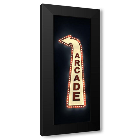 ARCADE Black Modern Wood Framed Art Print with Double Matting by Atelier B Art Studio