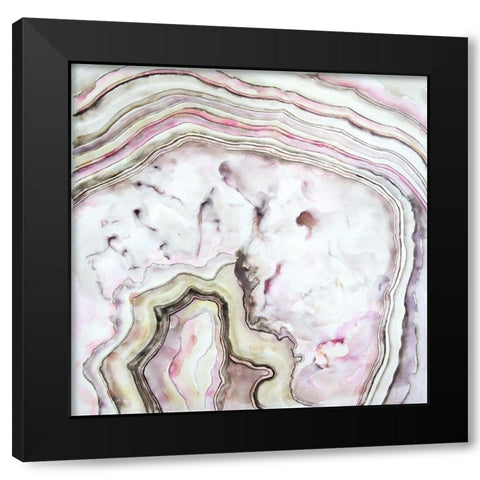 AGATE Black Modern Wood Framed Art Print with Double Matting by Atelier B Art Studio