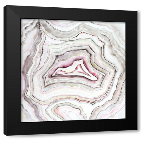 GEODE Black Modern Wood Framed Art Print with Double Matting by Atelier B Art Studio