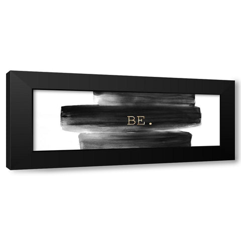 BE. Black Modern Wood Framed Art Print with Double Matting by Atelier B Art Studio