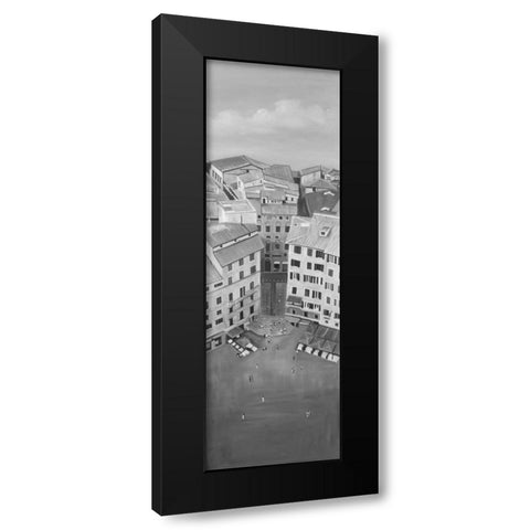 Siena City in Italie Black Modern Wood Framed Art Print by Atelier B Art Studio