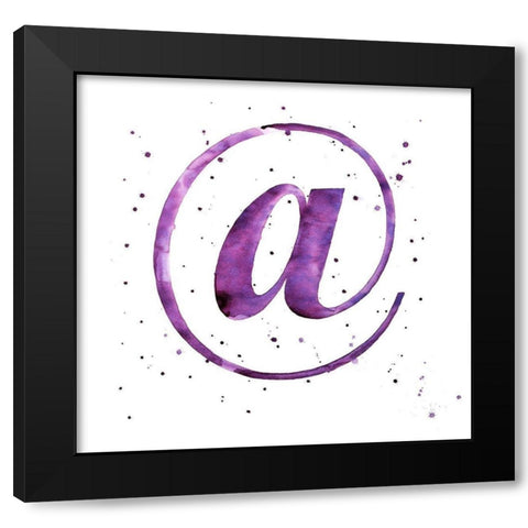 AT Black Modern Wood Framed Art Print with Double Matting by Atelier B Art Studio