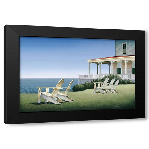 Noon at Spring View Black Modern Wood Framed Art Print with Double Matting by Pollera, Daniel