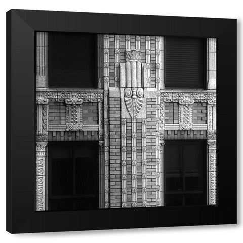 Architectural Detail No. 52 Black Modern Wood Framed Art Print by Fisch, Ellen
