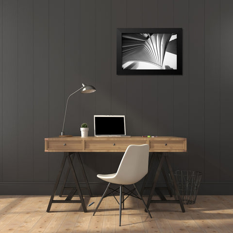 World Trade Center Architecture Black Modern Wood Framed Art Print by Graciet, Stephane