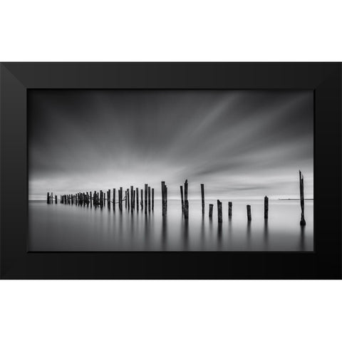 Fine Art Seascape Black Modern Wood Framed Art Print by Andritoiu, M.