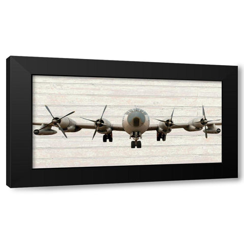 B29 Superfortress Black Modern Wood Framed Art Print by Anonymous
