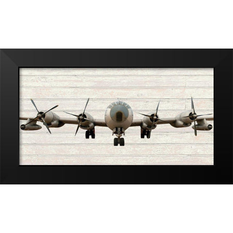 B29 Superfortress Black Modern Wood Framed Art Print by Anonymous