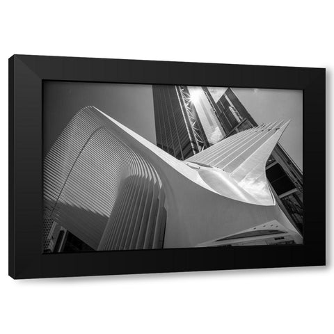 Oculus I, World Trade Center, NYC Black Modern Wood Framed Art Print with Double Matting by Graciet, Stephane