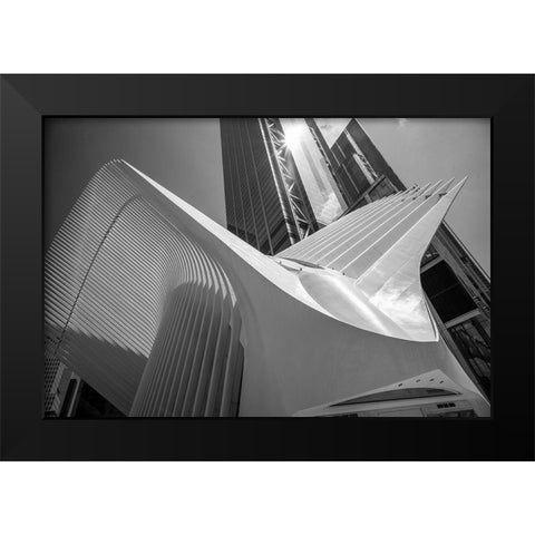 Oculus I, World Trade Center, NYC Black Modern Wood Framed Art Print by Graciet, Stephane