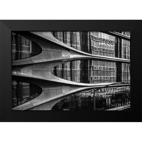 High Line Building,New York City Black Modern Wood Framed Art Print by Graciet, Stephane