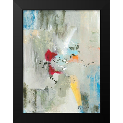 Flight Pattern I Black Modern Wood Framed Art Print by Carroccio, Lisa