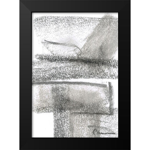 Building Bridges II Black Modern Wood Framed Art Print by Carroccio, Lisa
