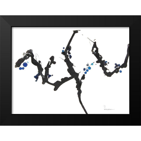 Branching Out I Black Modern Wood Framed Art Print by Carroccio, Lisa