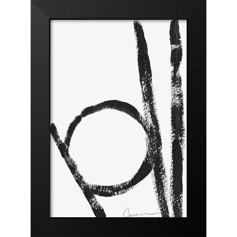Play Black Modern Wood Framed Art Print by Carroccio, Lisa