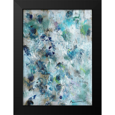 First Frost Black Modern Wood Framed Art Print by Carroccio, Lisa