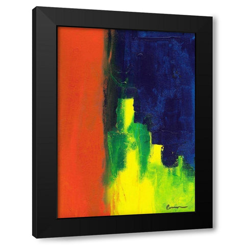 Intrusion Black Modern Wood Framed Art Print with Double Matting by Carroccio, Lisa