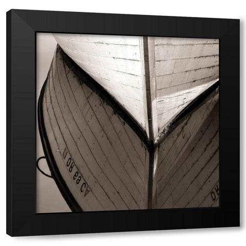 Hull Reflection II Black Modern Wood Framed Art Print by Brown, Bob