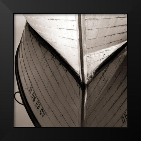 Hull Reflection II Black Modern Wood Framed Art Print by Brown, Bob