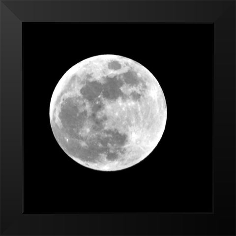 Eclipse I Black Modern Wood Framed Art Print by Anonymous