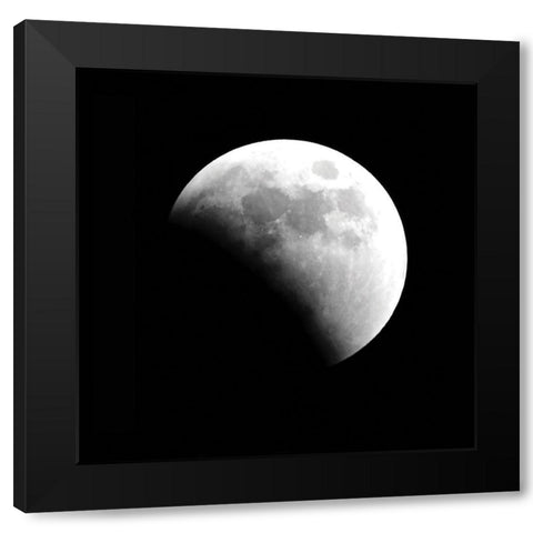 Eclipse II Black Modern Wood Framed Art Print by Anonymous