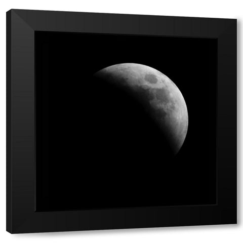 Eclipse IV Black Modern Wood Framed Art Print by Anonymous