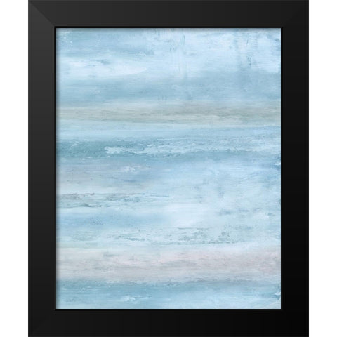 Blue Clouds Il. Black Modern Wood Framed Art Print by Tice, C.