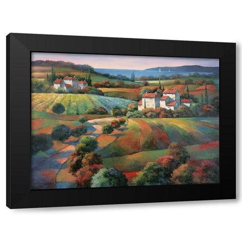 Toscany I Black Modern Wood Framed Art Print by Unknown