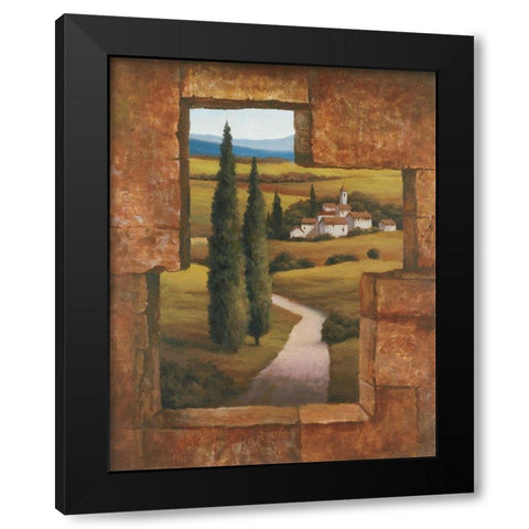 Toscany I Black Modern Wood Framed Art Print by Unknown