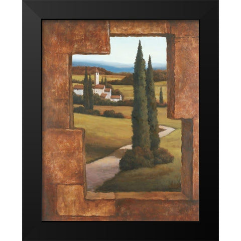 Toscany II Black Modern Wood Framed Art Print by Unknown