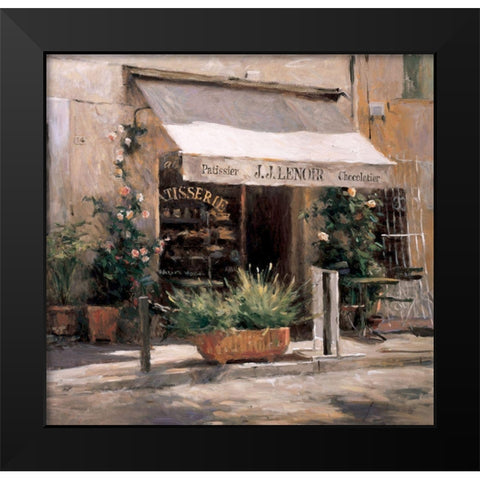 Chocolatier Black Modern Wood Framed Art Print by Unknown