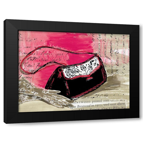 The Purse Black Modern Wood Framed Art Print by Unknown