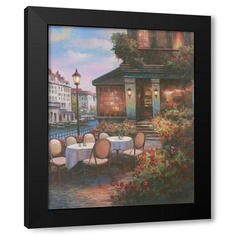 Le Havre II Black Modern Wood Framed Art Print with Double Matting by Unknown