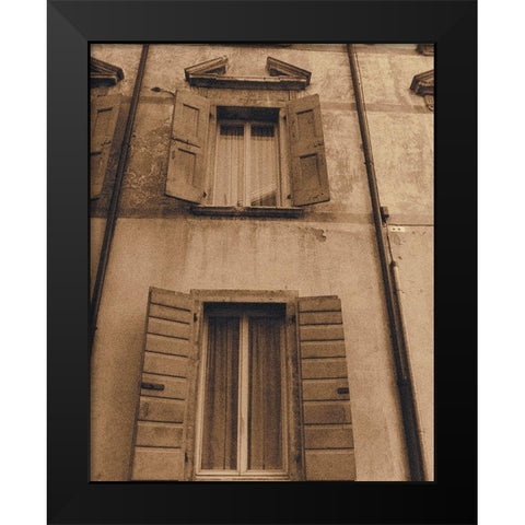 Venice II Black Modern Wood Framed Art Print by Unknown