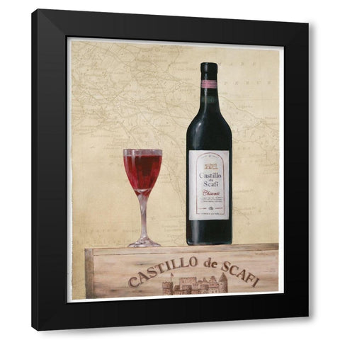 Chianti II Black Modern Wood Framed Art Print by Unknown