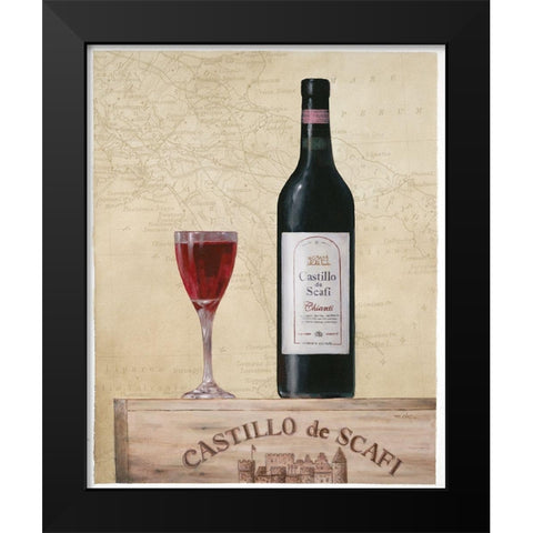 Chianti II Black Modern Wood Framed Art Print by Unknown