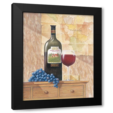 Chianti II Black Modern Wood Framed Art Print by Unknown